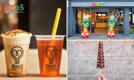 Lollywafel + bubble tea