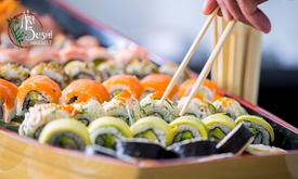 Sushiboot deluxe (42 stuks) + loempia's voor afhaal