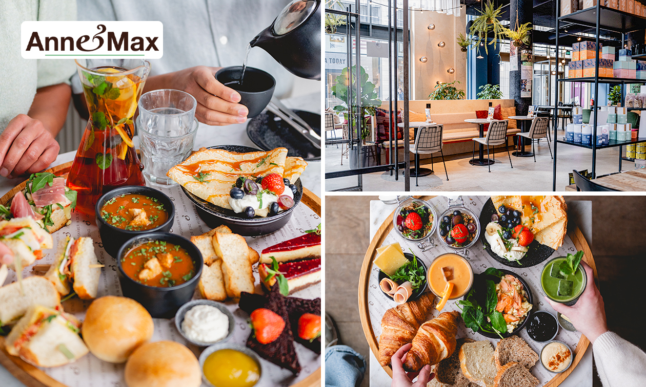 Ontbijtplank + 1 sapje OF high tea bij Anne&Max Tilburg