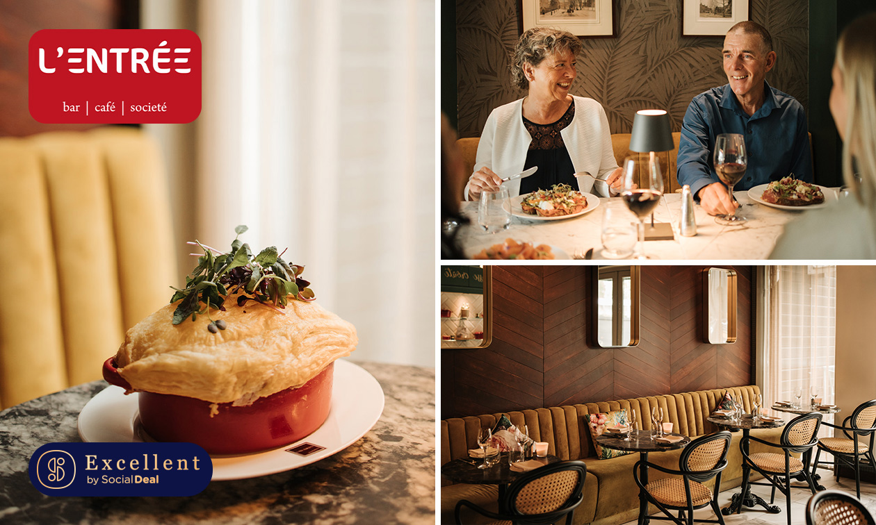 3- of 4-gangendiner van de chef