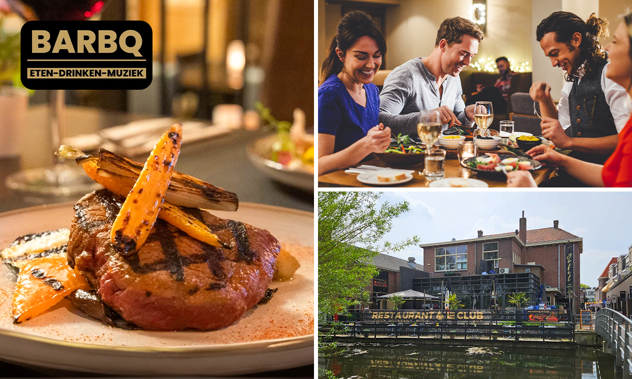 3-gangendiner à la carte bij BARBQ in hartje Zoetermeer