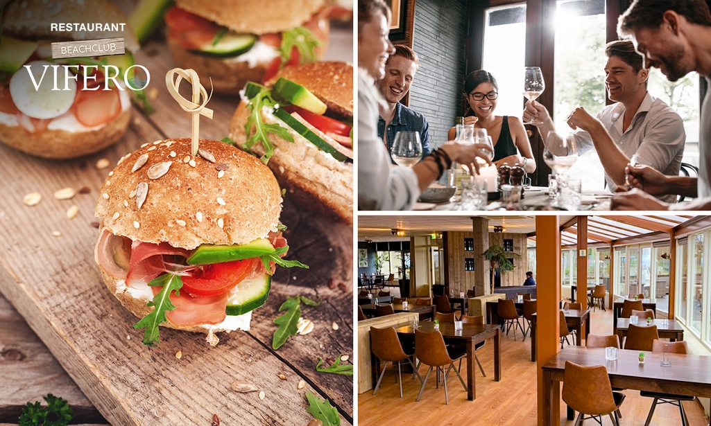 3-gangen keuzelunch bij Beachclub Vifero