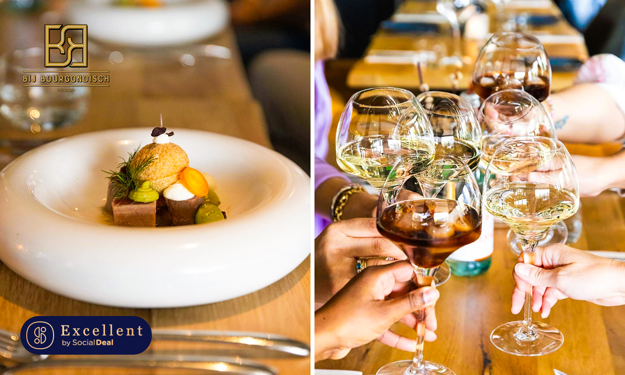 5-gangen chef's tasting + amuses en brood bij Bij Bourgondisch