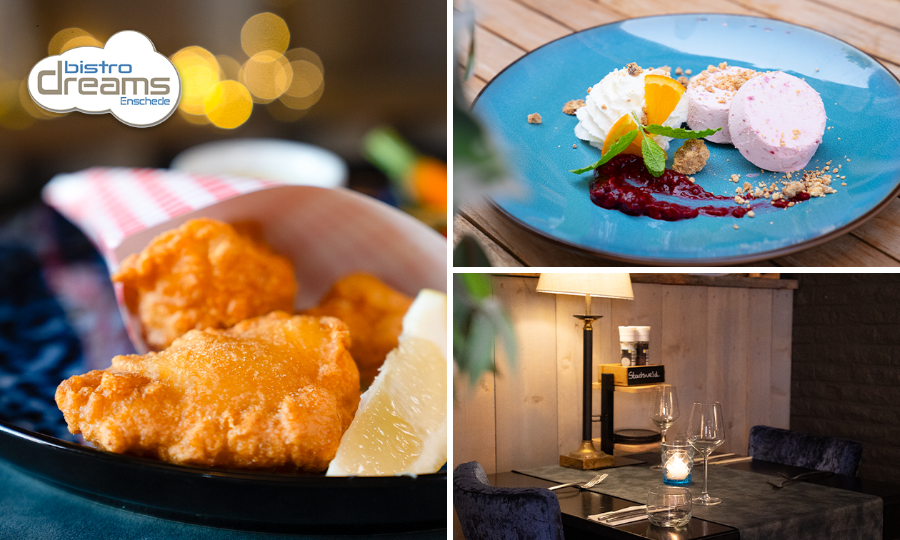 3-gangen keuzediner bij Bistro Dreams