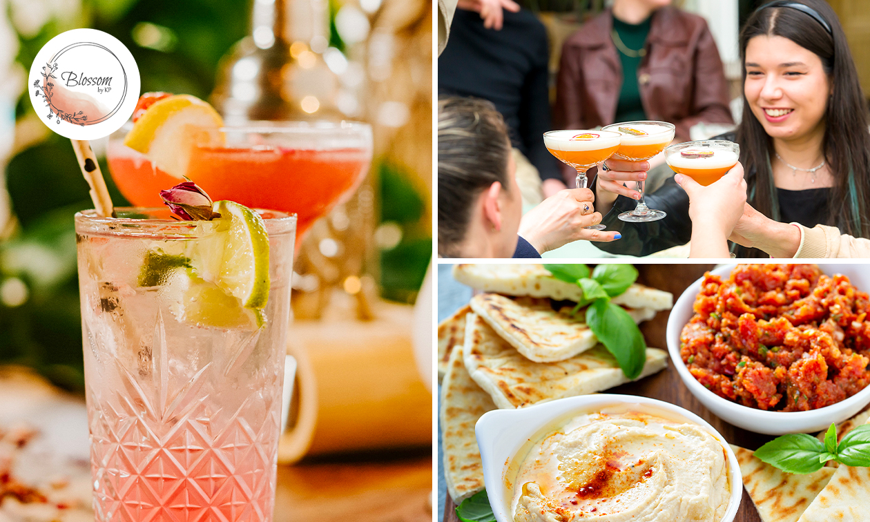 Borrelplank + cocktail naar keuze bij Blossom by KP