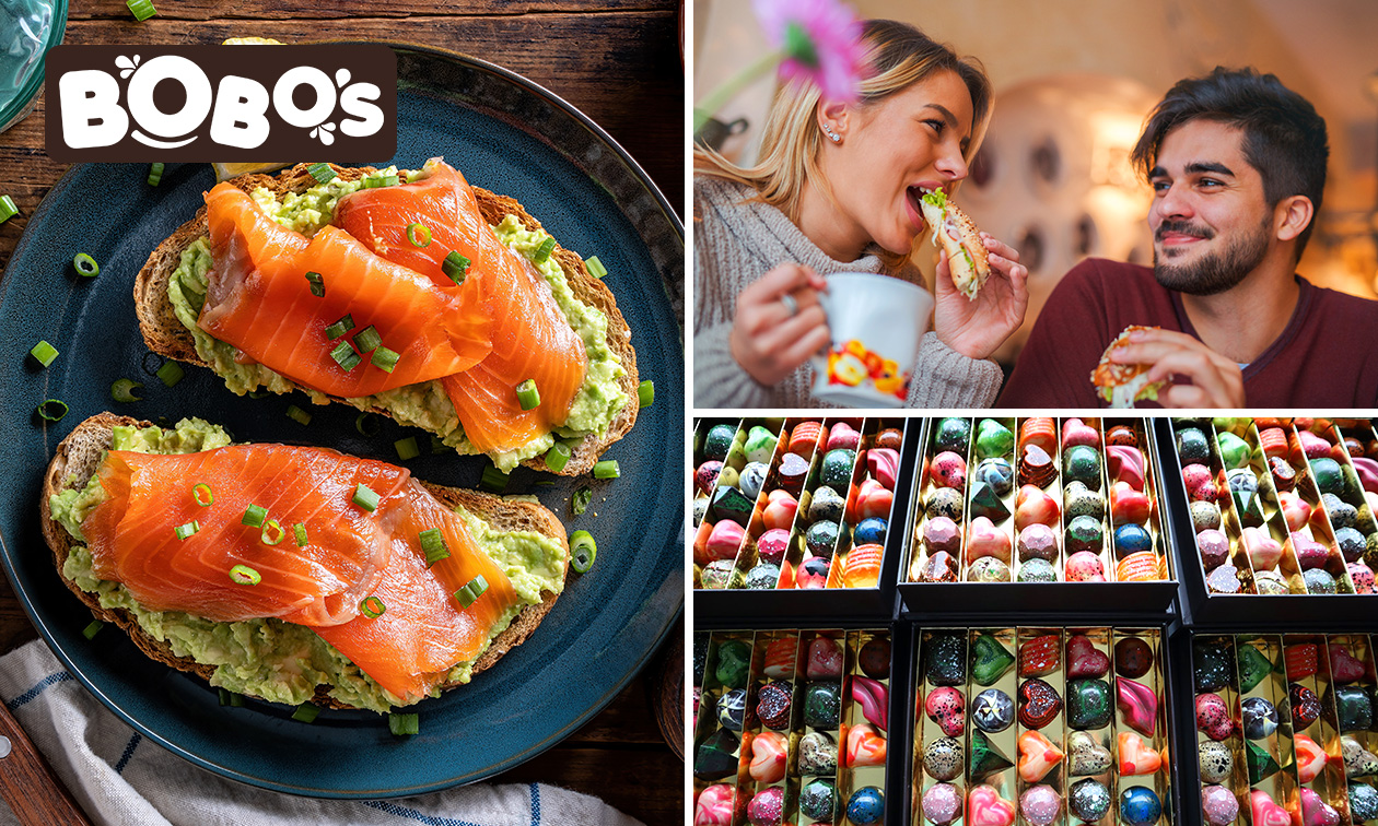 2-gangen keuzelunch + chocoladeverrassing bij Bobo's Bonbons