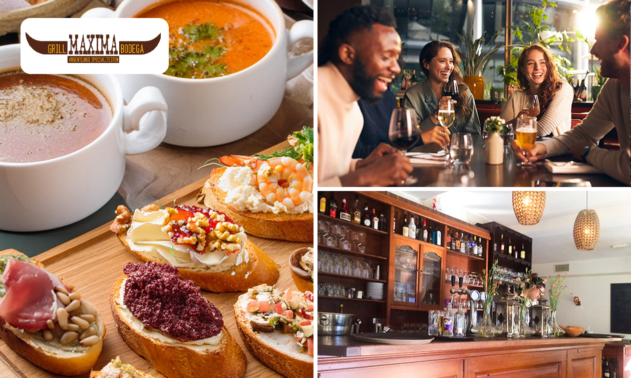 Uitgebreide lunchplank bij Bodega Maxima in hartje Eindhoven