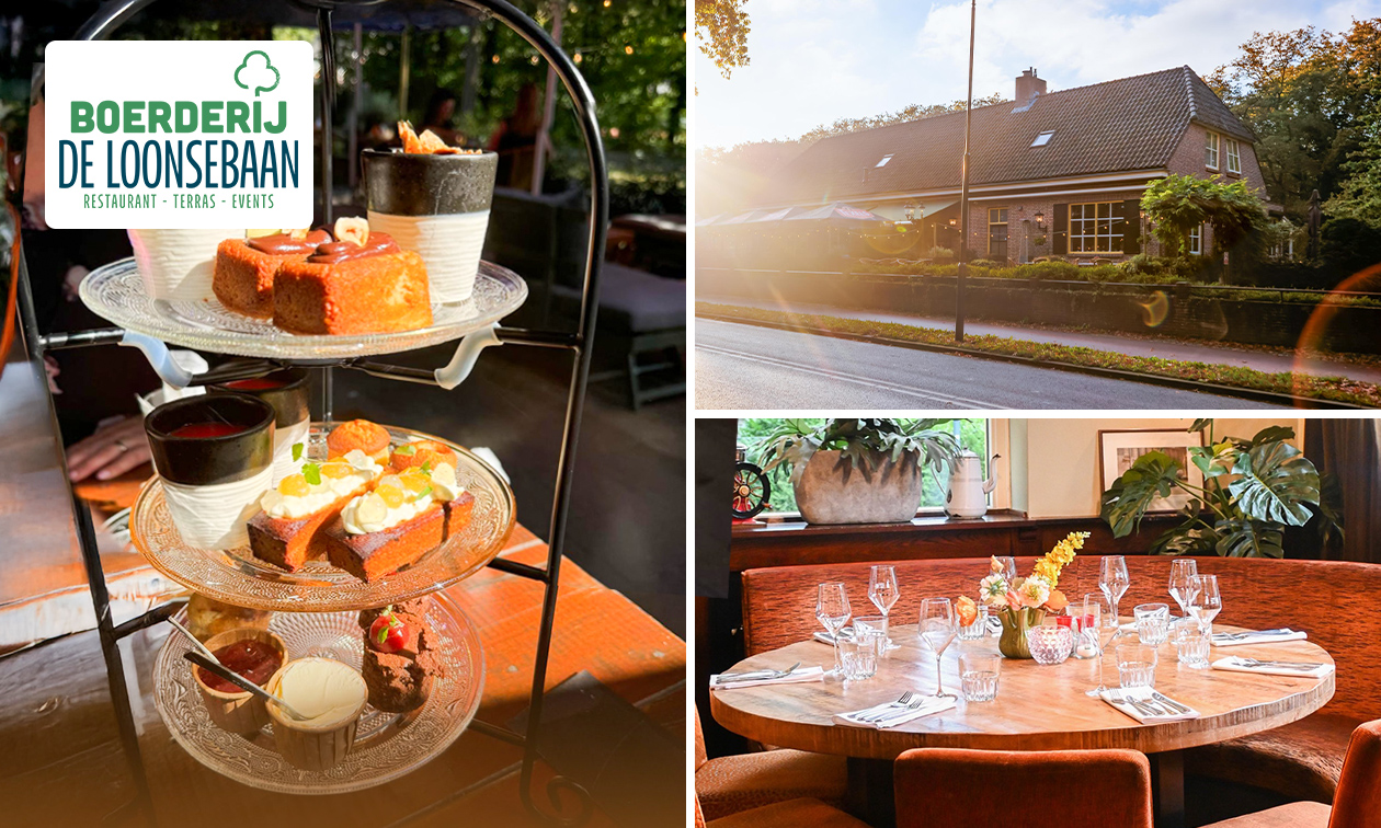 High tea (2 uur) bij Boerderij De Loonsebaan in Vught