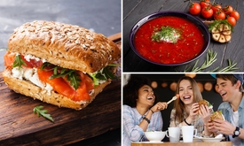 2-gangen keuzelunch in hartje Kampen