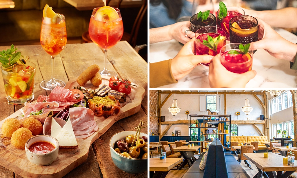 Borrelplank + cocktail van de kaart bij Brasserie de Hofhouding