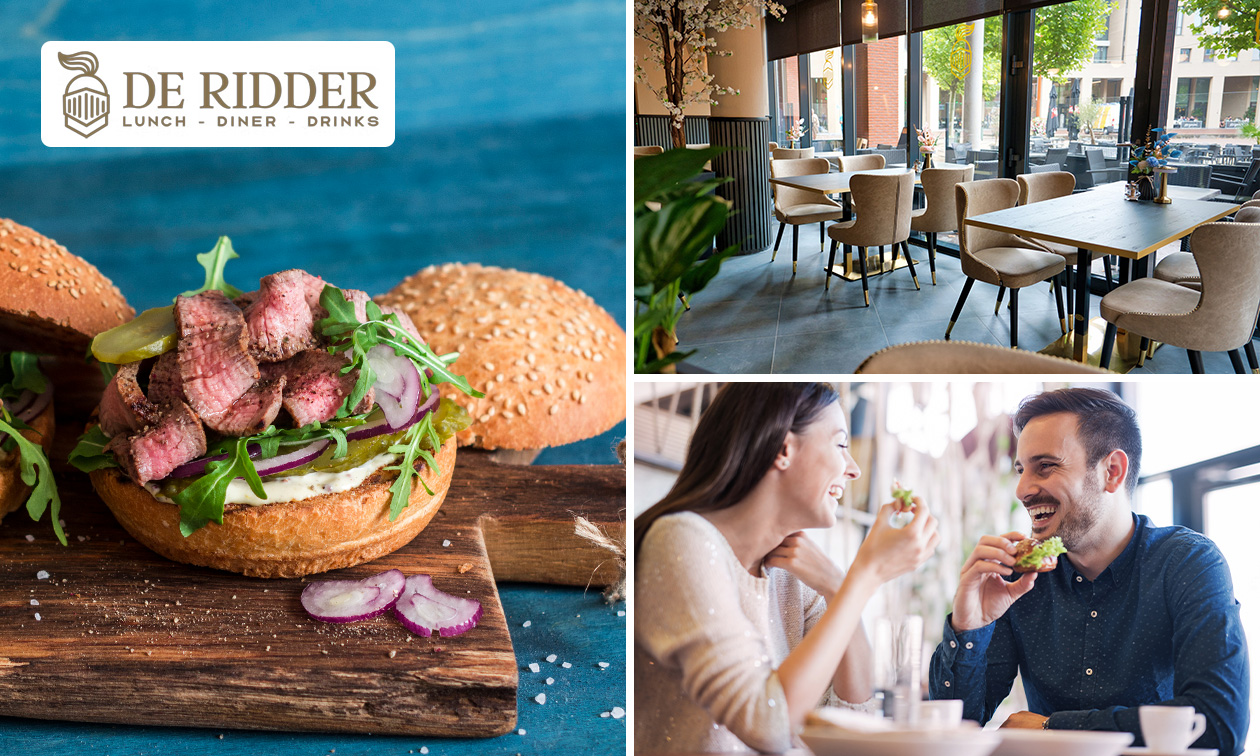 2-gangenlunch à la carte bij Brasserie De Ridder
