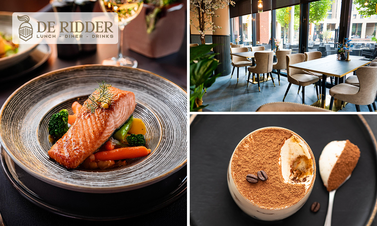 3-gangendiner à la carte bij Brasserie De Ridder
