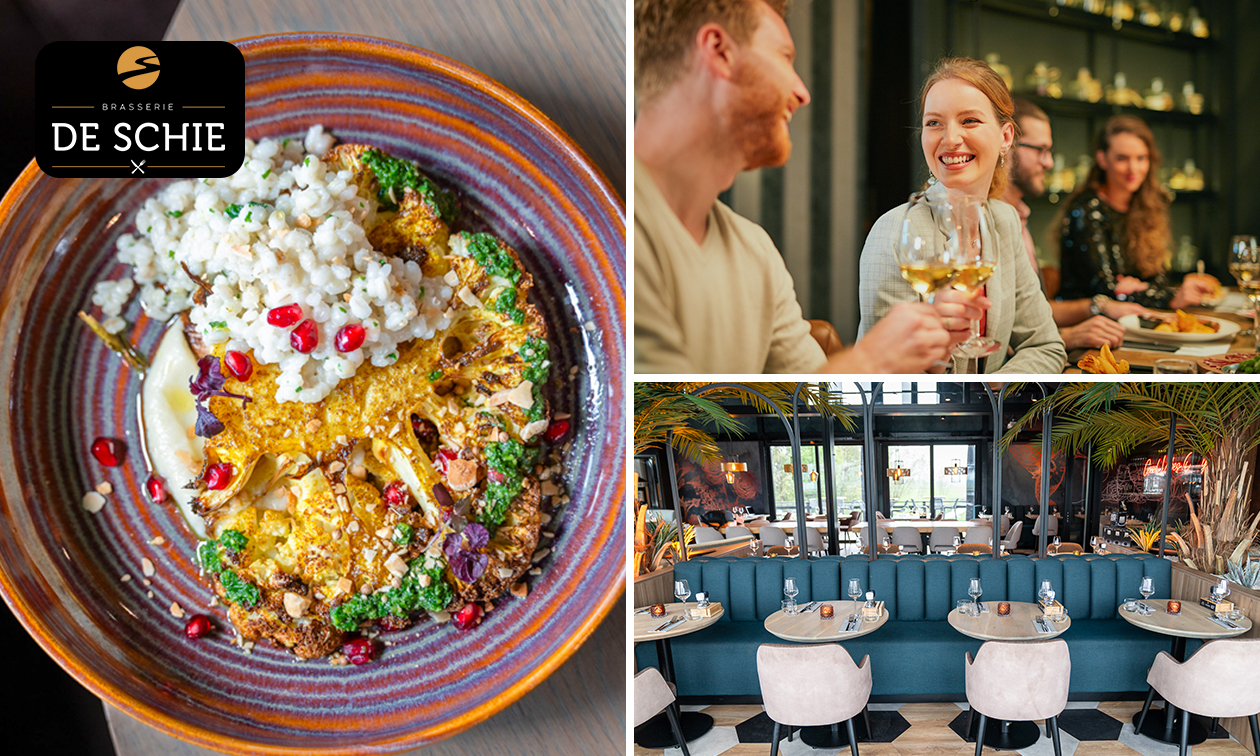 3-gangen keuzediner bij Brasserie De Schie