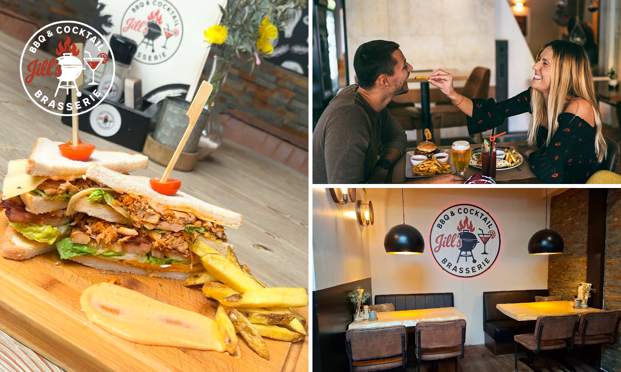 2-gangen keuzelunch bij Brasserie Jill's