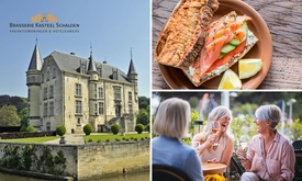 2-gangen keuzelunch bij Brasserie Kasteel Schaloen