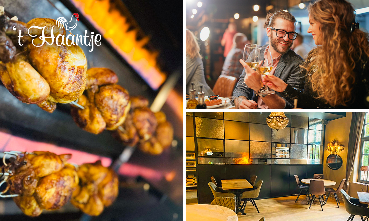 3-gangen keuzediner of -lunch