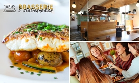 3-gangen keuzediner bij Brasserie 't Stationneken