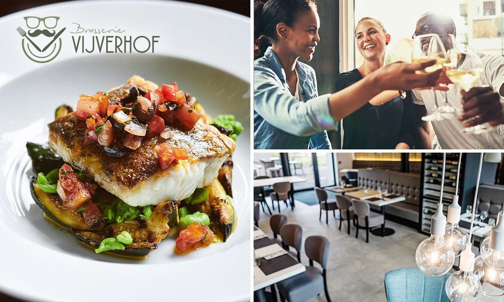 5-gangen keuzediner bij Brasserie Vijverhof