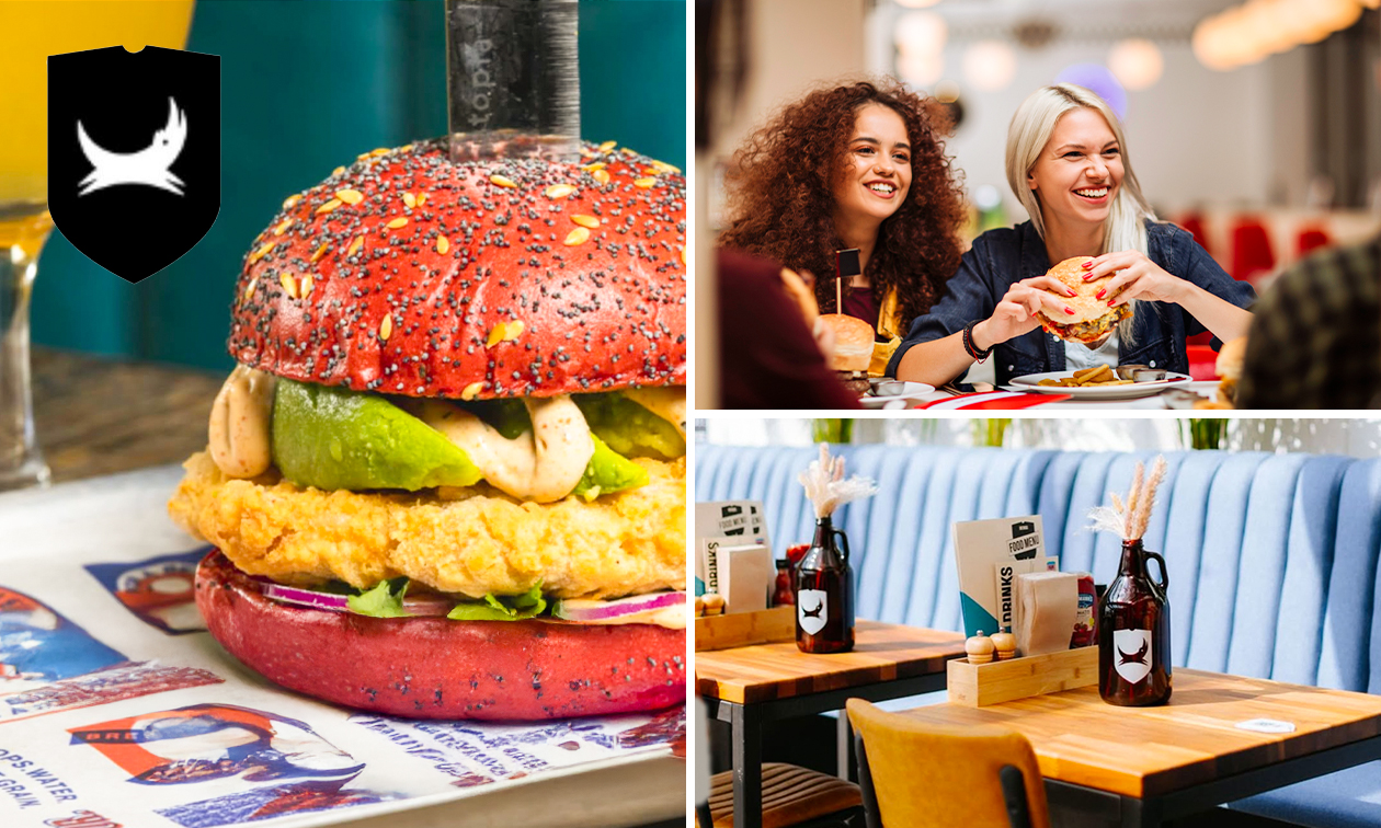 Burger naar keuze + bijgerecht + evt. nagerecht naar keuze in Kijkduin