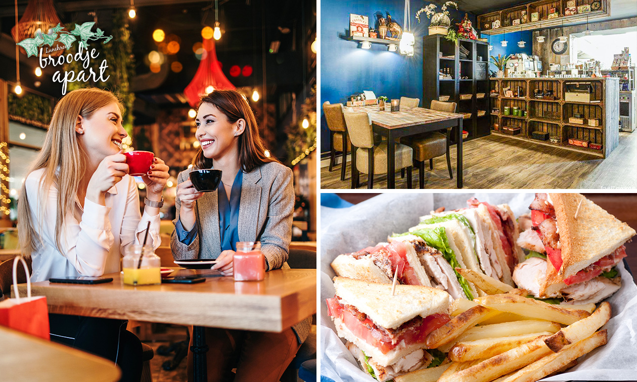 2-gangen keuzelunch bij Broodje Apart