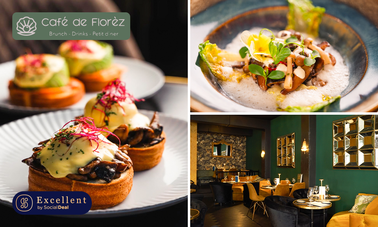 Luxe 2- of 3-gangenlunch van de chef bij Café de Florèz