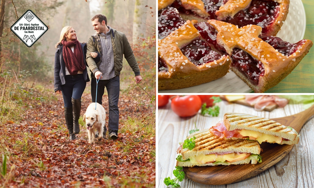 Wandelarrangement + lunchgerecht bij Café De Paardestal