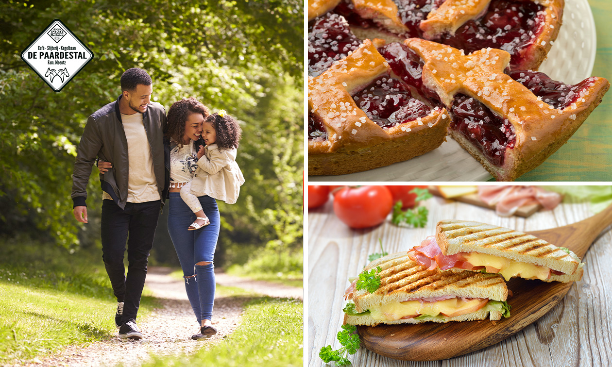 Wandelarrangement incl. lunchgerecht bij Café De Paardestal