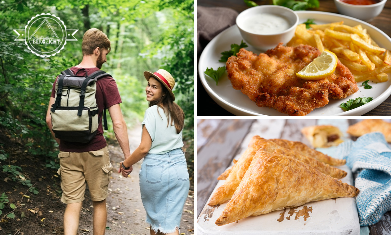 Compleet wandelarrangement incl. koffie met gebak en een hoofdgerecht