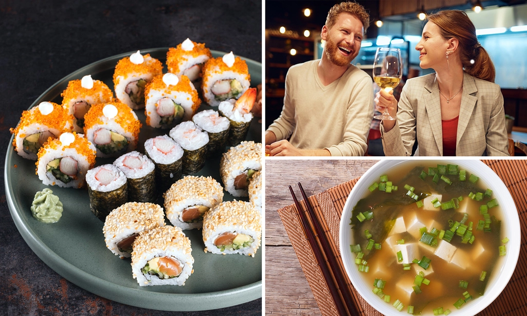 3-Gänge-Sushi-Menü bei California Sushi Bar