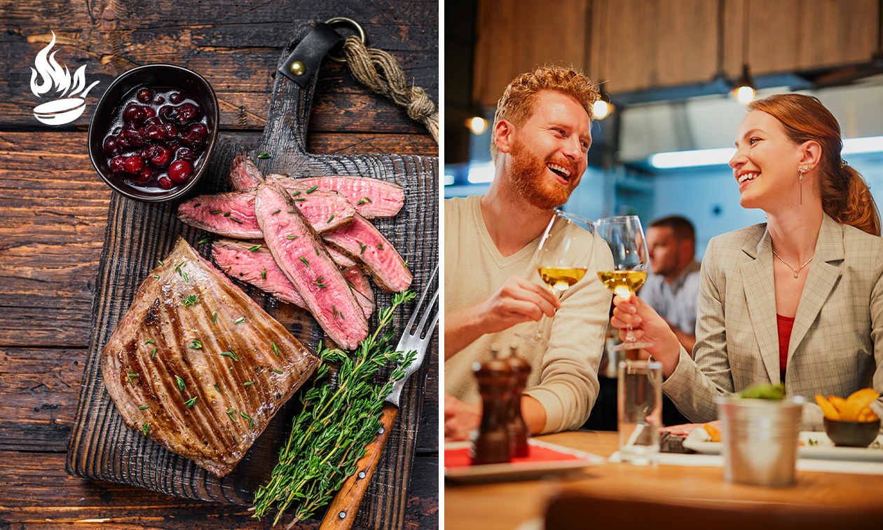 Menu en 2 ou 3 services à la carte à Lille