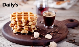 Wafel + warme drank naar keuze in hartje Goes