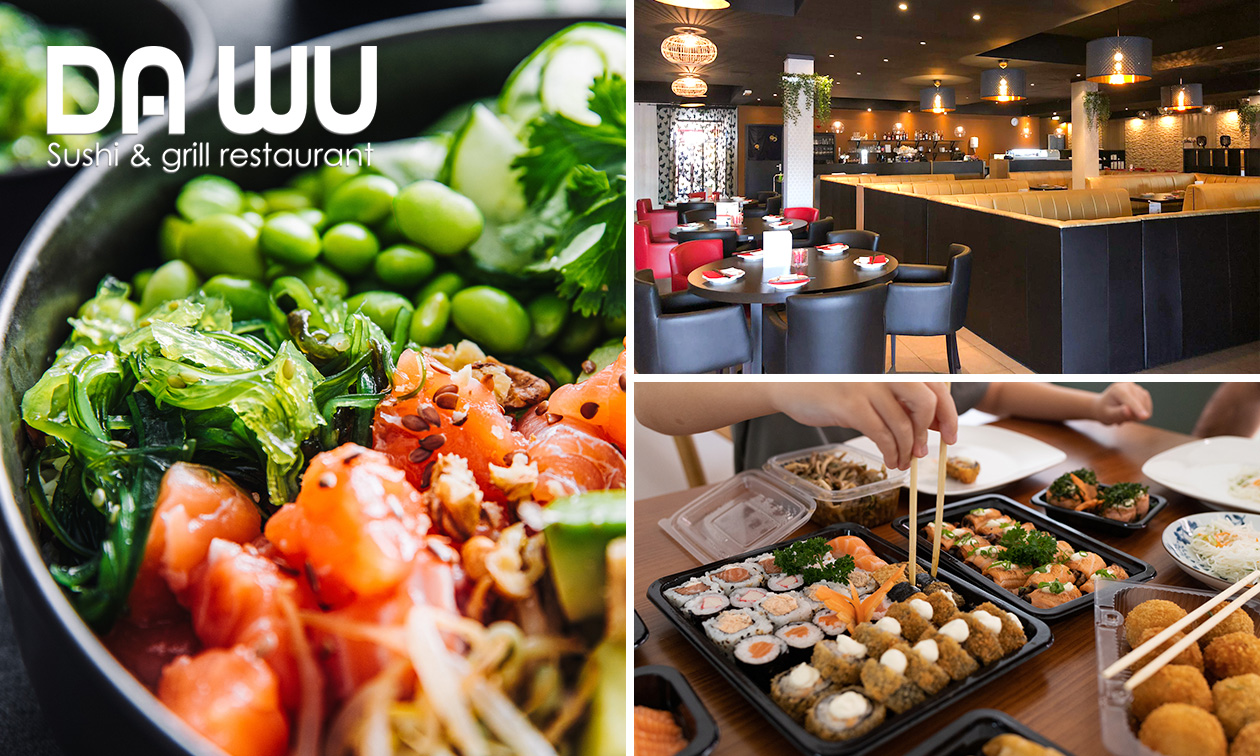 Sushibox of pokébowl naar keuze bij Da Wu sushi & grill