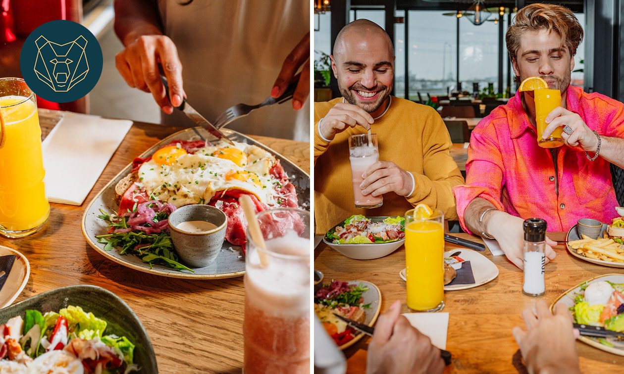 2-gangen keuzelunch bij De Beren in Rotterdam-Zuid