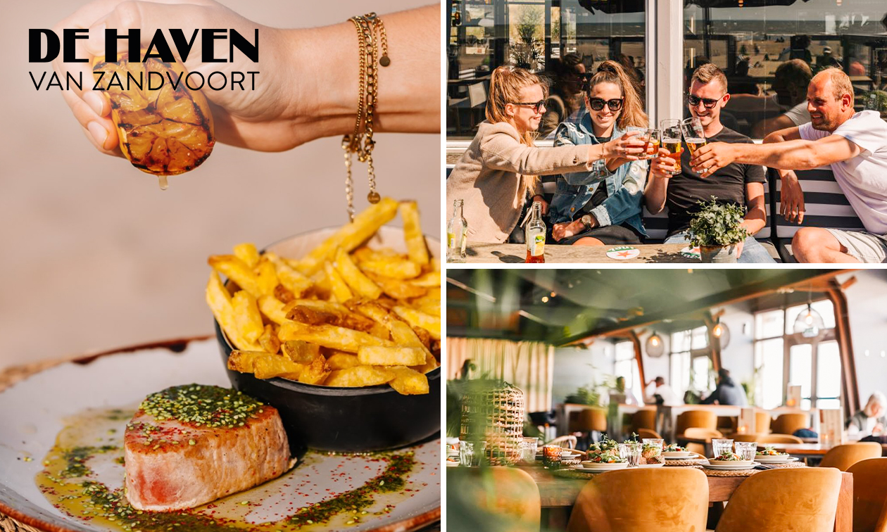 3-gangen keuzediner bij De Haven van Zandvoort