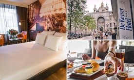 Overnachting voor 2 + ontbijt + late check-out in Antwerpen