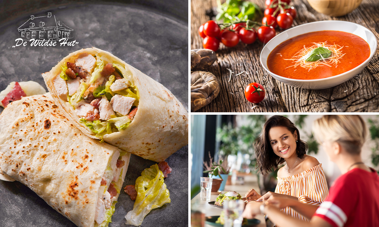 2-gangenlunch à la carte bij De Wildse Hut