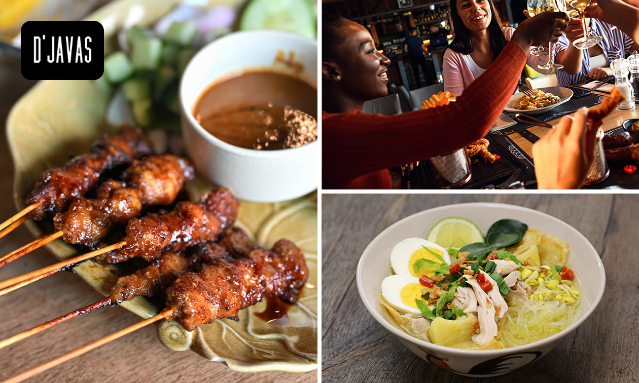Indonesisch 3-gangen keuzediner bij D'Javas in hartje Den Haag