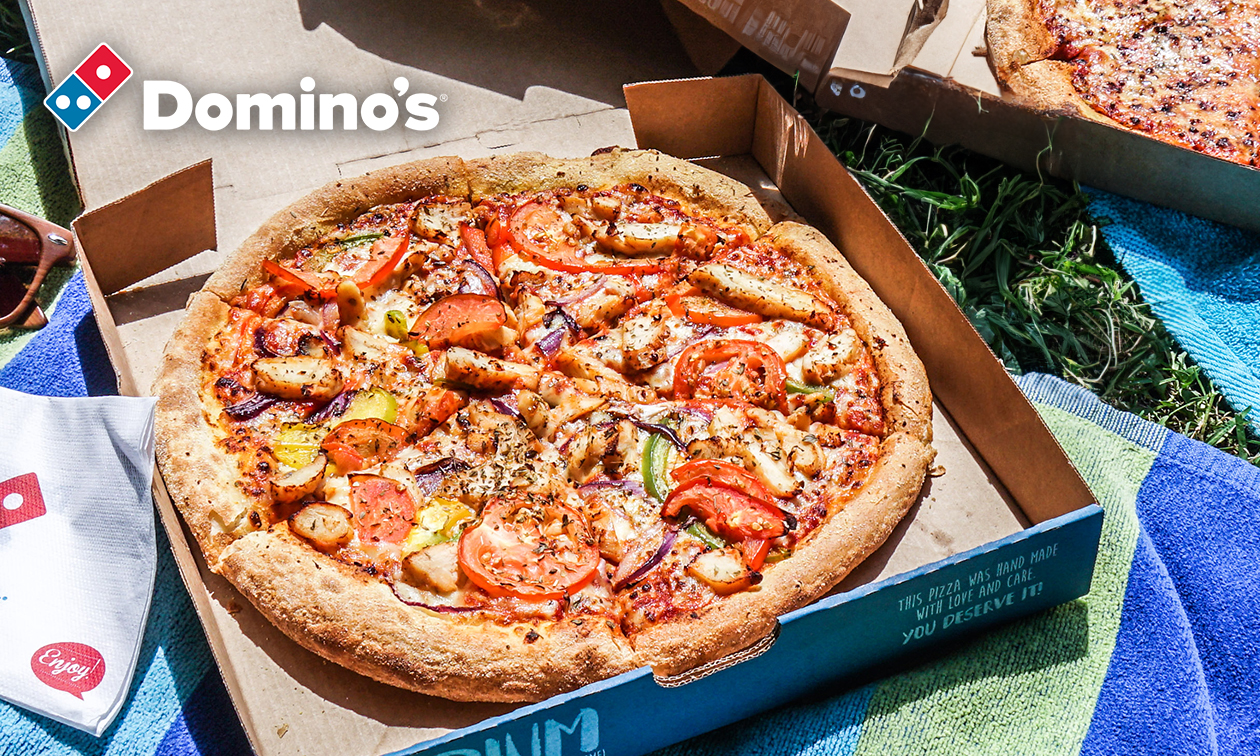 Pizza naar keuze (25 cm) voor afhaal bij Domino's Pizza Vlijmen