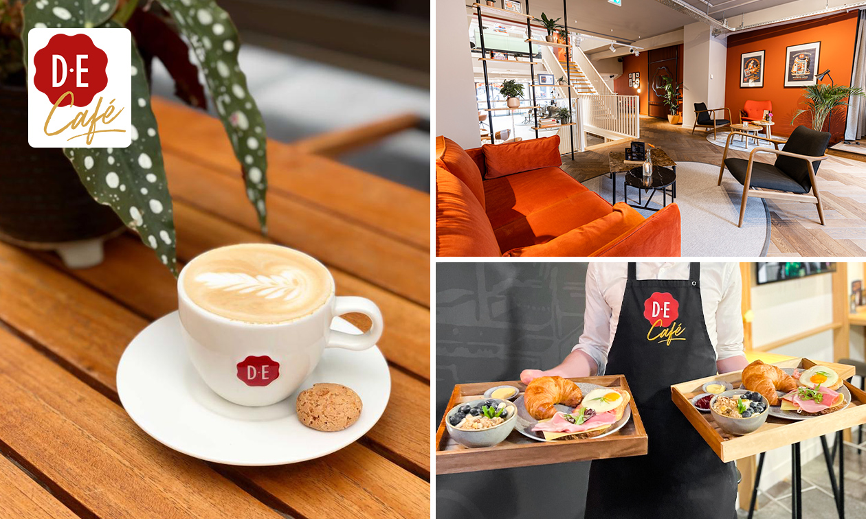 Ontbijtplank bij Douwe Egberts Café