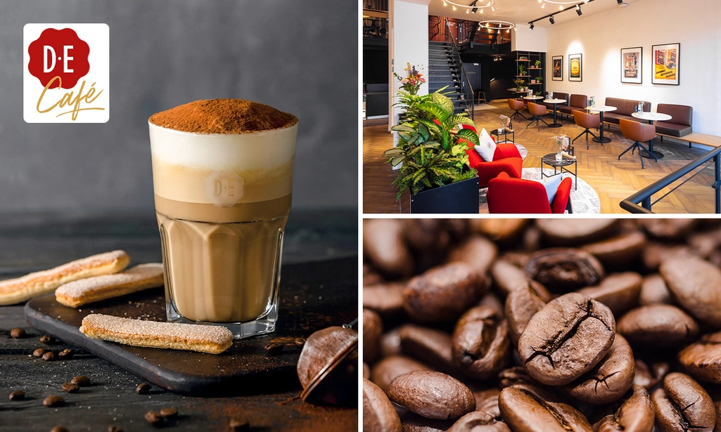 Grote koffie special + bonen, cups of filterkoffie