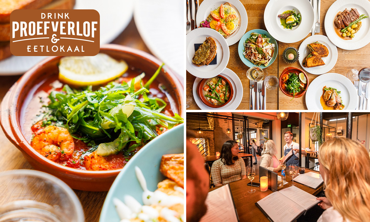 3-gangendiner van de chef bij Drink & Eetlokaal Proefverlof