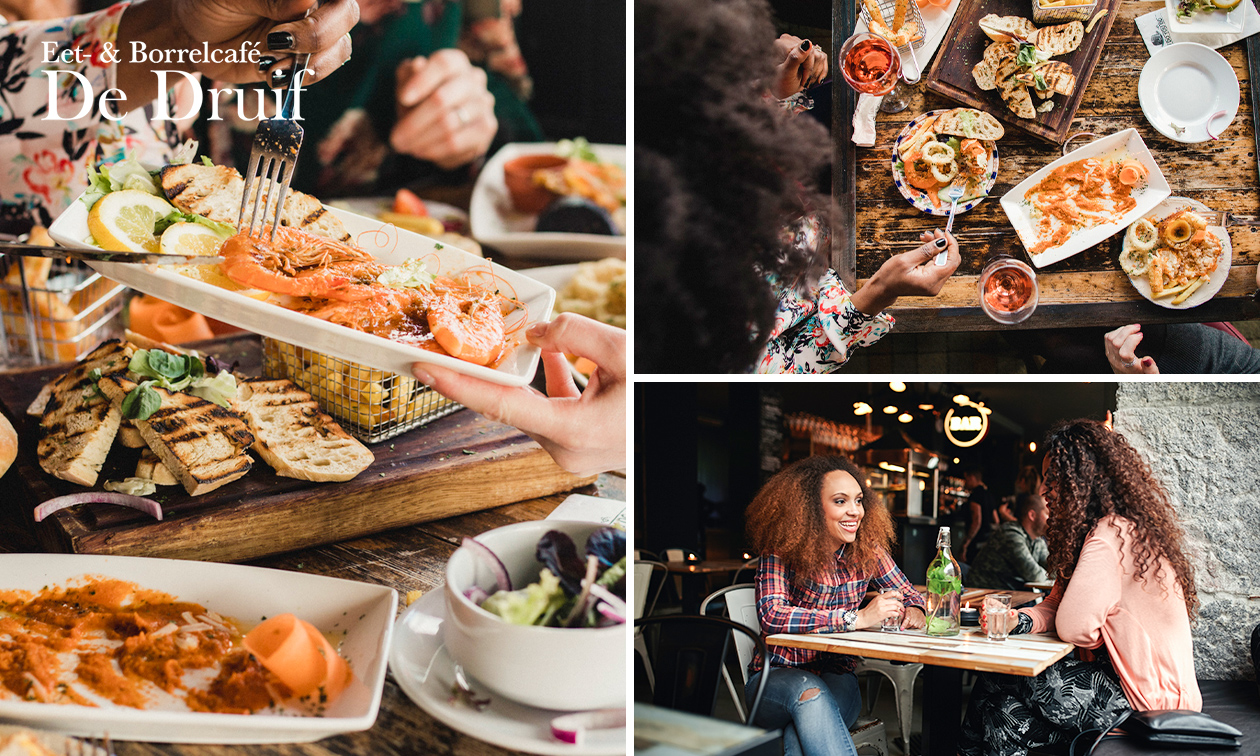 2-gangen keuzediner bij Eet- & Borrelcafé De Druif