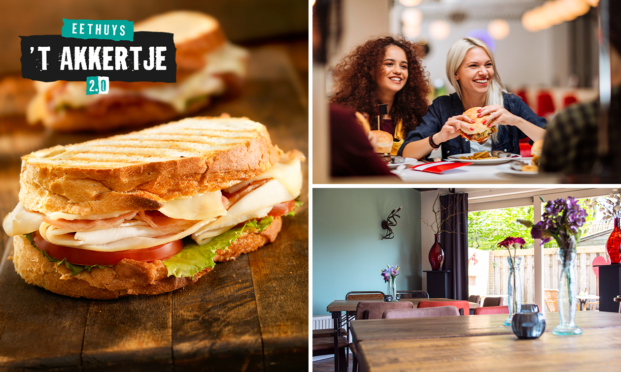 2- of 3-gangen keuzelunch bij Eethuys 't Akkertje 2.0