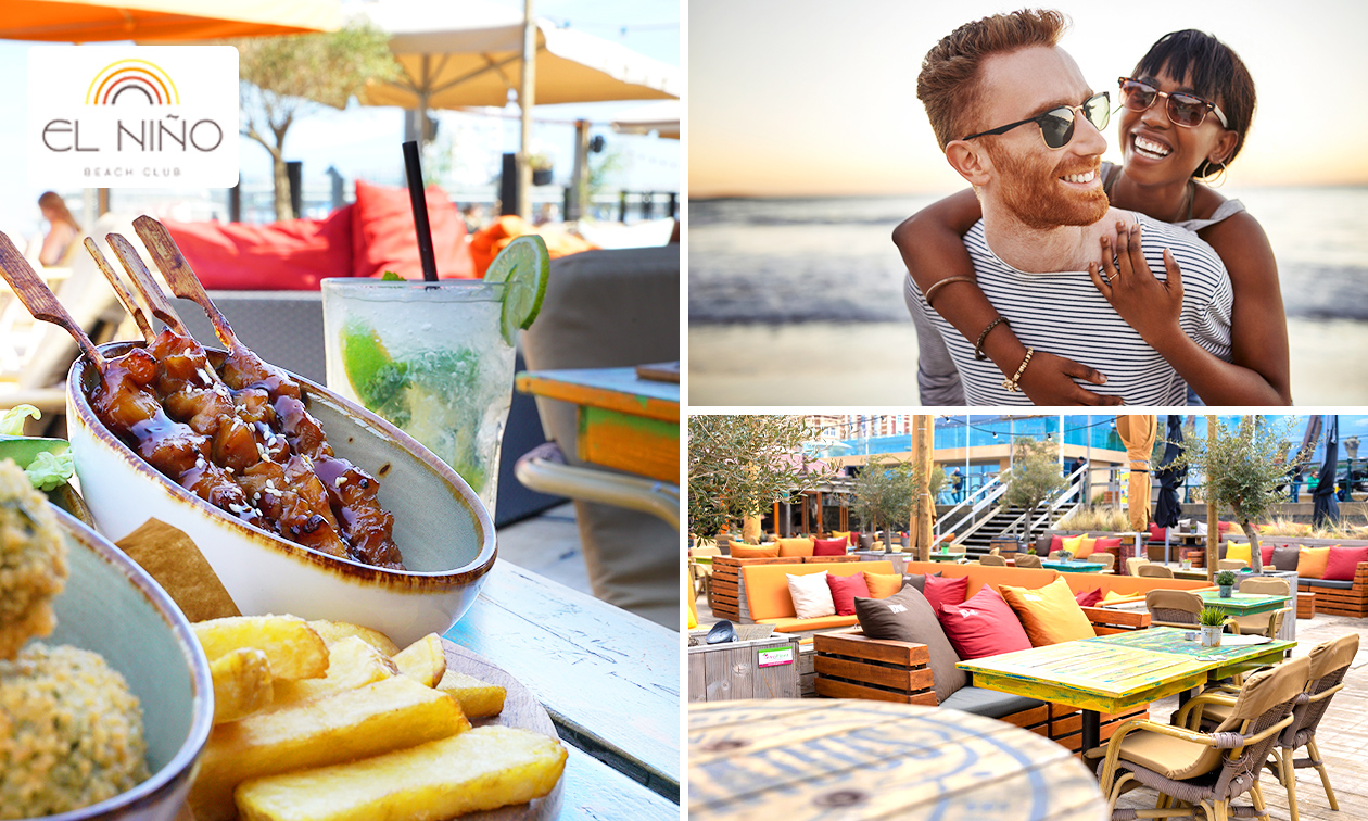 Tapasarrangement voor 2 personen bij El Niño Beach Club