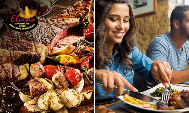 Mixed grill bij El Vino nabij het Leidseplein 