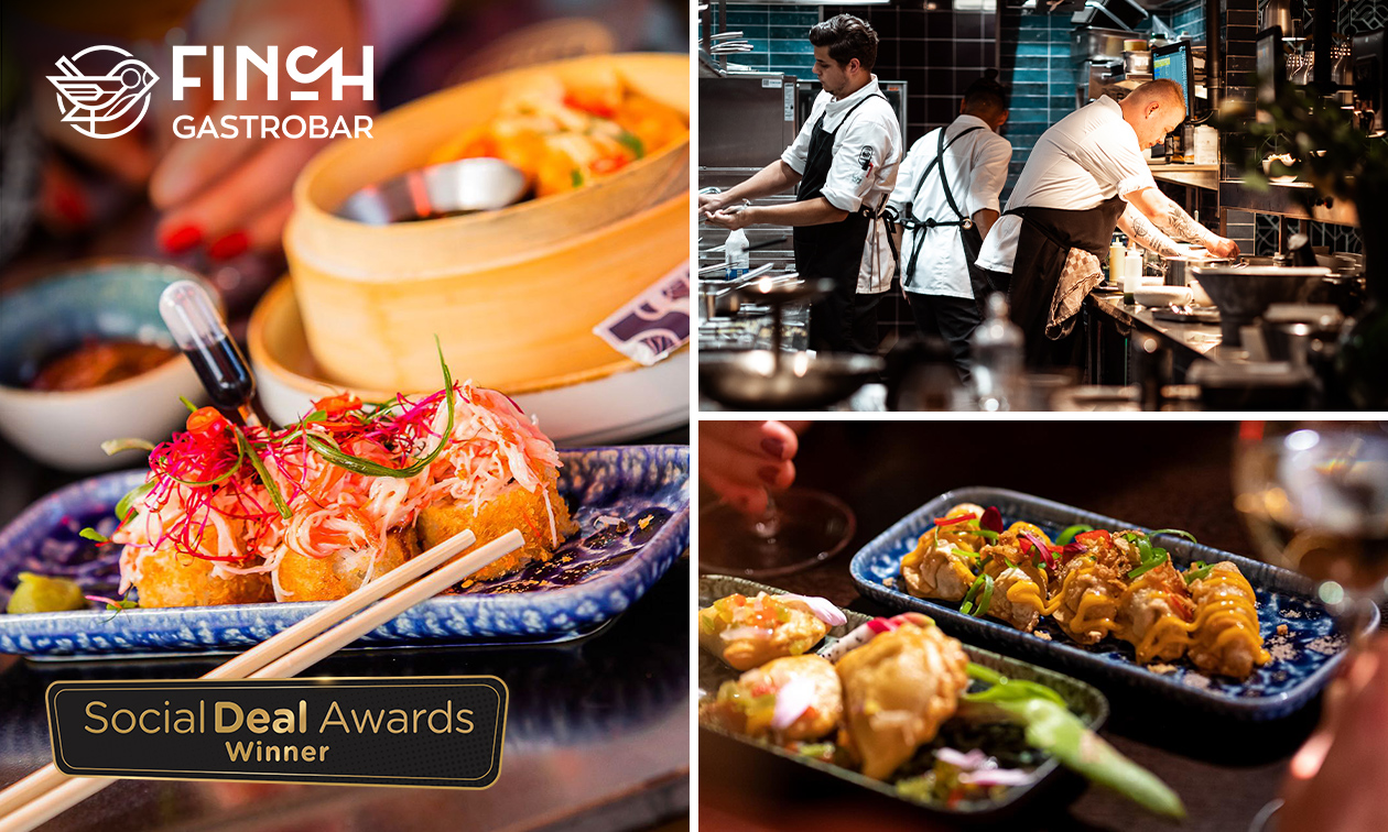 3-gangen keuzelunch bij Finch Gastrobar