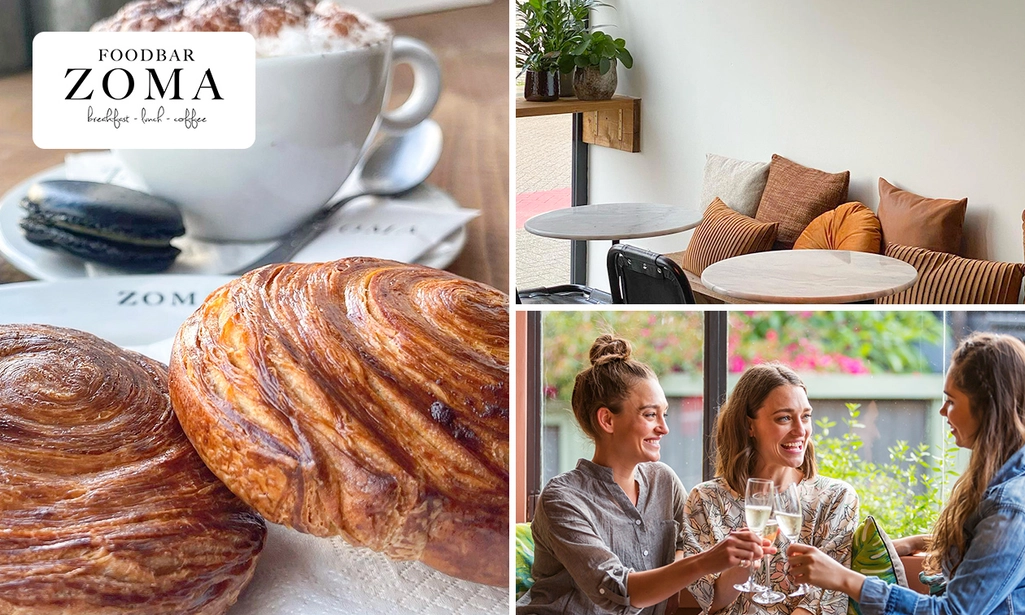 Luxe ontbijt + cava + sap + koffie/thee bij Foodbar Zoma