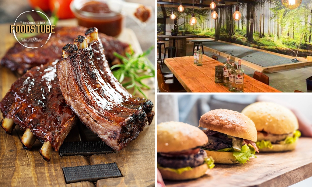 3-gangen streetfooddiner to share bij Foodstube