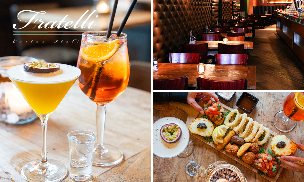 High cocktail + borrelplank bij Fratelli Delft