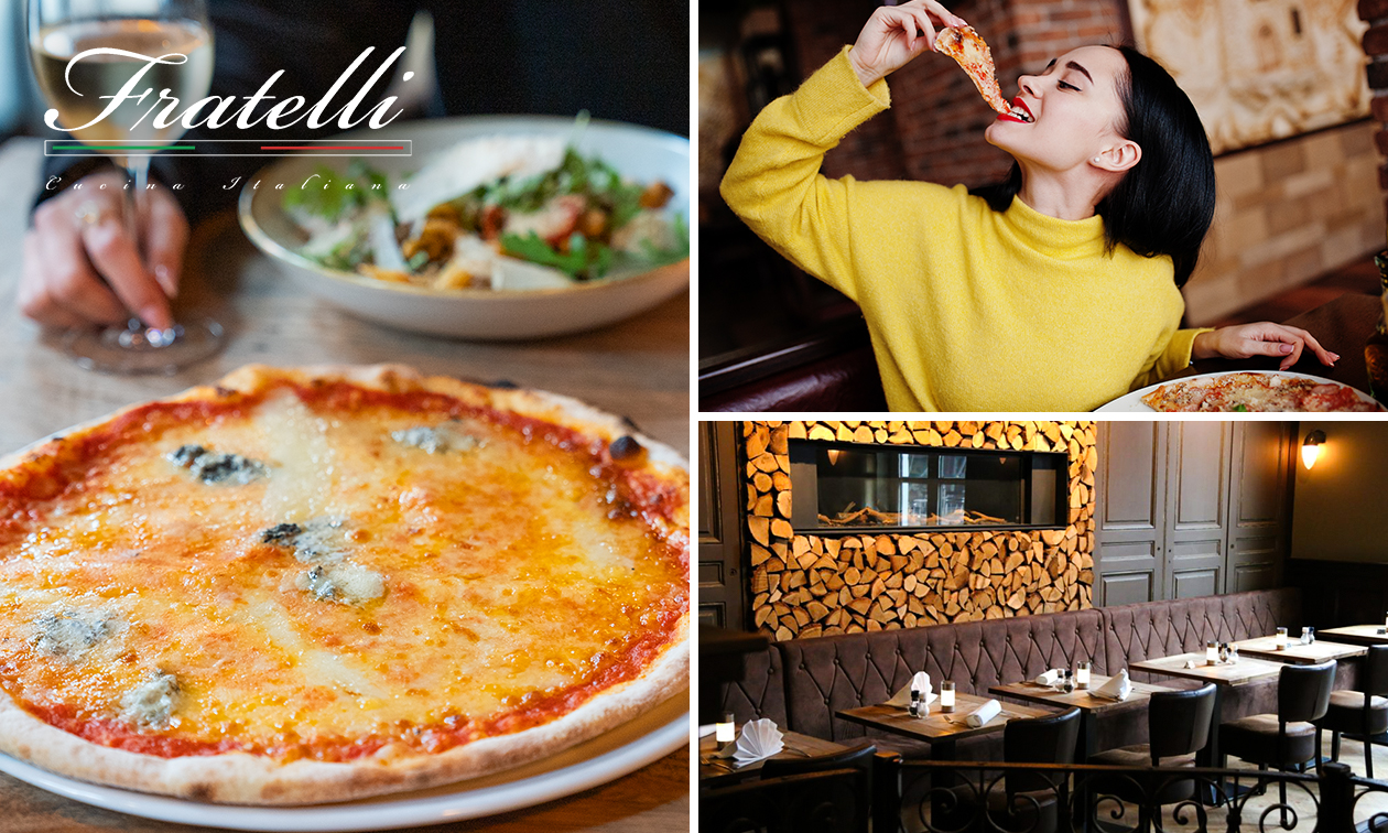 Italiaanse 2-gangen keuzelunch bij Fratelli Pijnacker